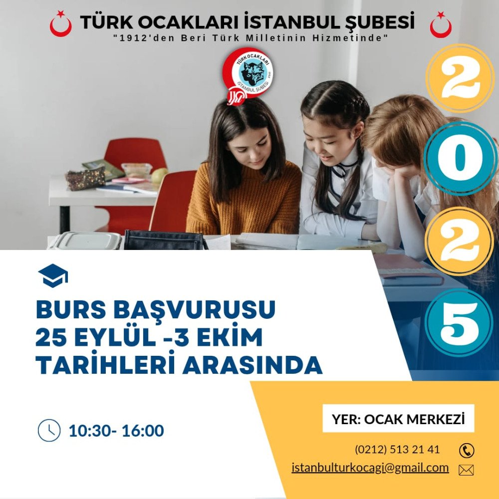 2025 -2026 Yılı Burs Başvursu
