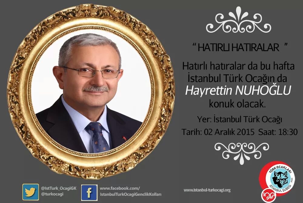 Hatırlı Hatıralar - Hayrettin Nuhoğlu